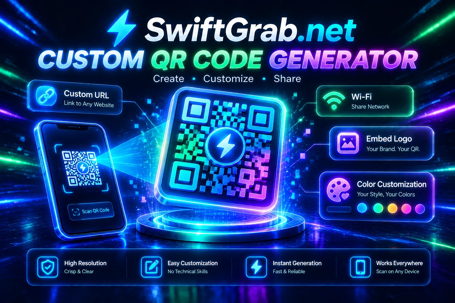 Benutzerdefinierter QR Code Generator