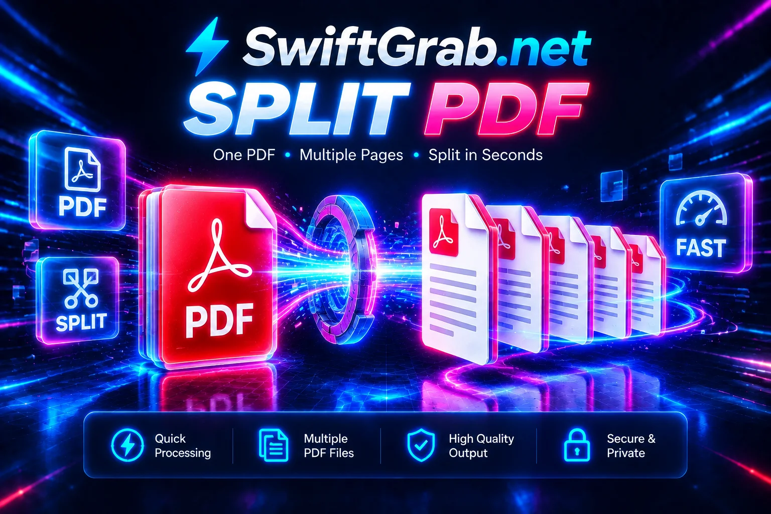 PDF Teilen und Seiten Extrahieren